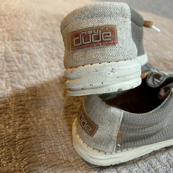 Hey Dude Mens Wally Eco Sox Desert Brown Stretch Tofu Ultralight Shoes Size 13 - Picture 5 of 7